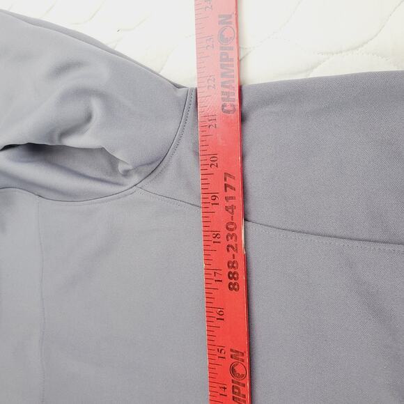 Under Armour Protect This House Track Jacket Mens M Loose Full Zip Gray & White - Picture 9 of 10